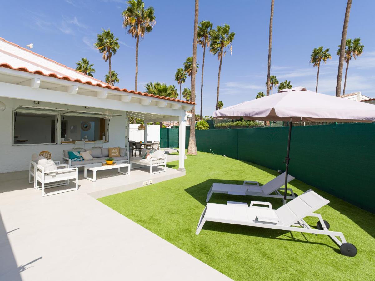 Aquarium Bungalow Private Jacuzzi, 3 Bedrooms, Ac And Bikes Maspalomas  Exterior foto